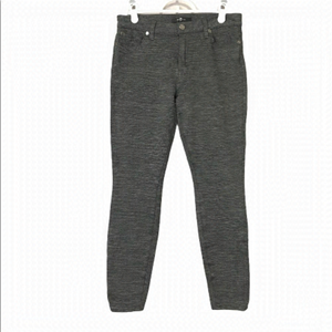7fam Skinny Ponte Hthr Char Knit Pants